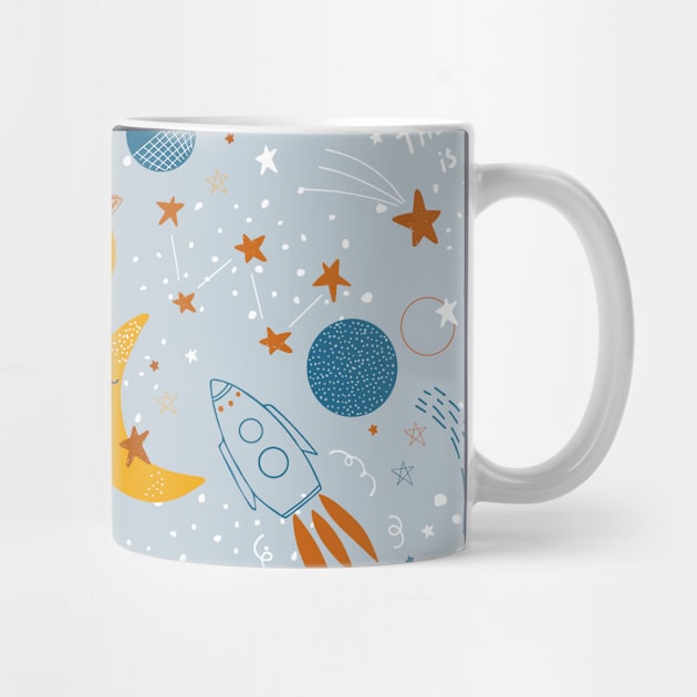 Cute baby cosmic pattern by DanielK